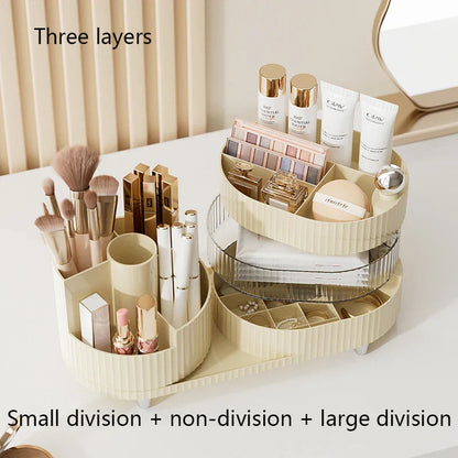 Clear Rotating Makeup Storage Case