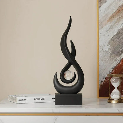 Stunning Home Decor Sculpture - Modern Room Accent