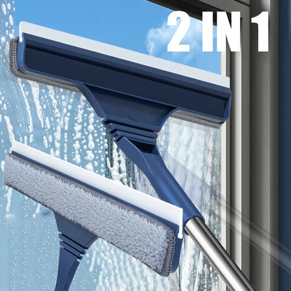 Easy Reach Window Cleaning Kit with Extendable Handle