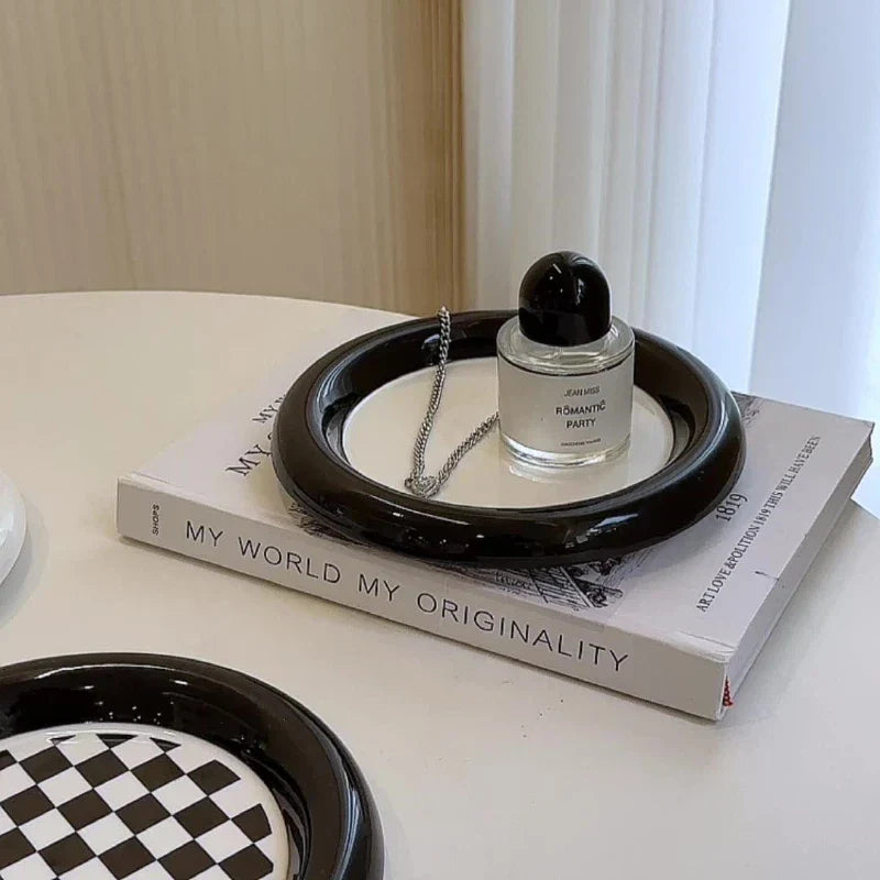 Simple White Ceramic Plates