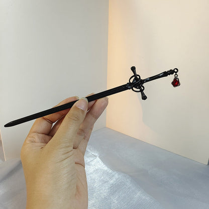 Regal Medieval Hair Sword Clip