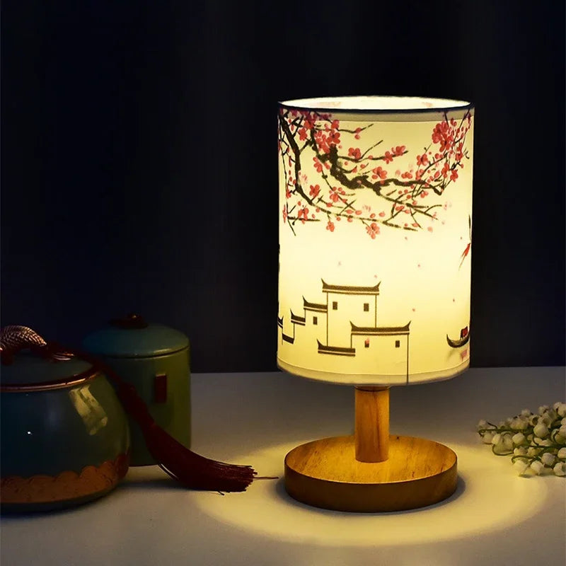 Traditional Chinese Dimmable Table Lamp
