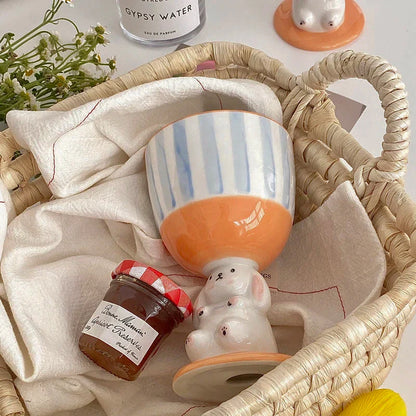 Cute Rabbit Wine Glass
