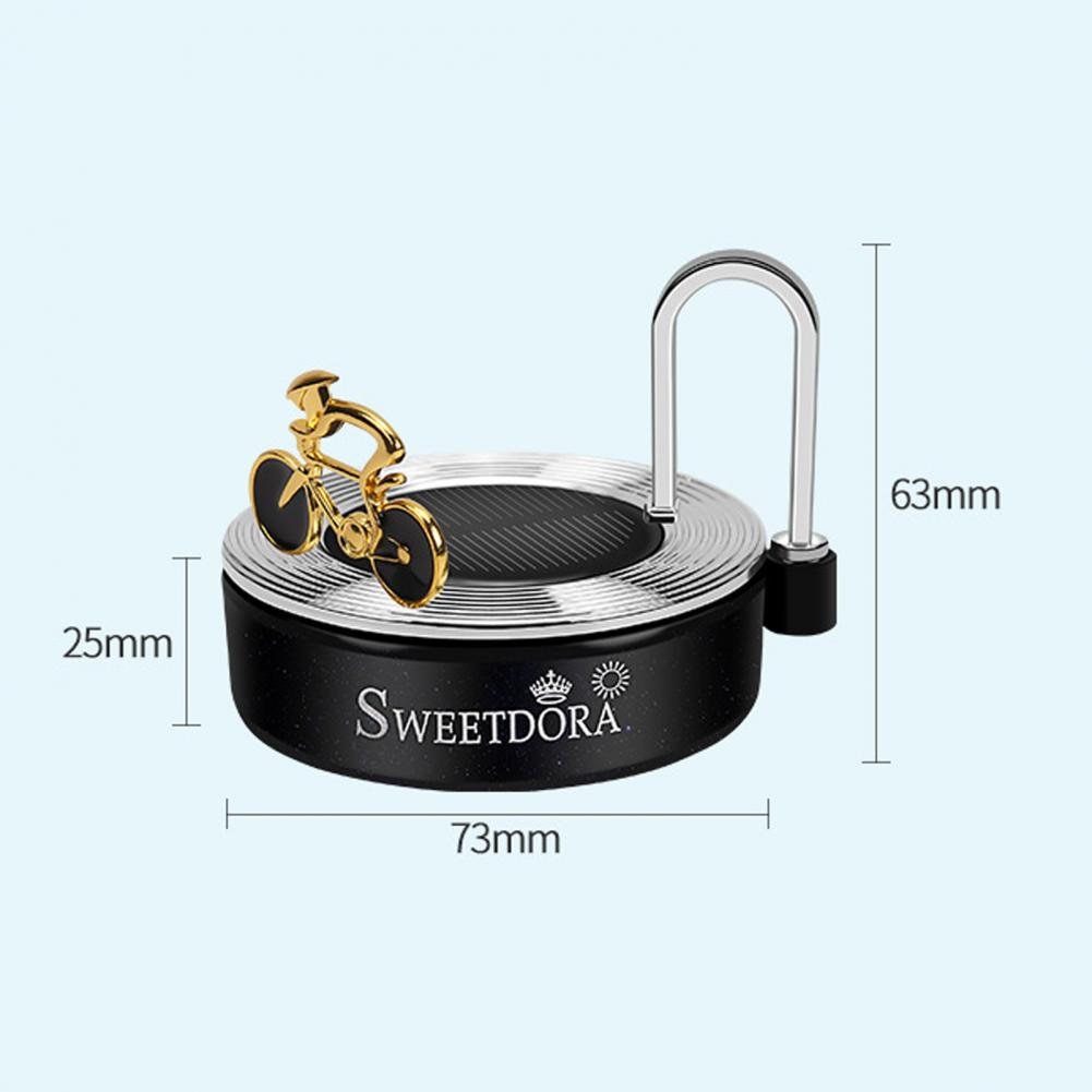 Compact Bike Shape Solar Aroma Lamp Decor