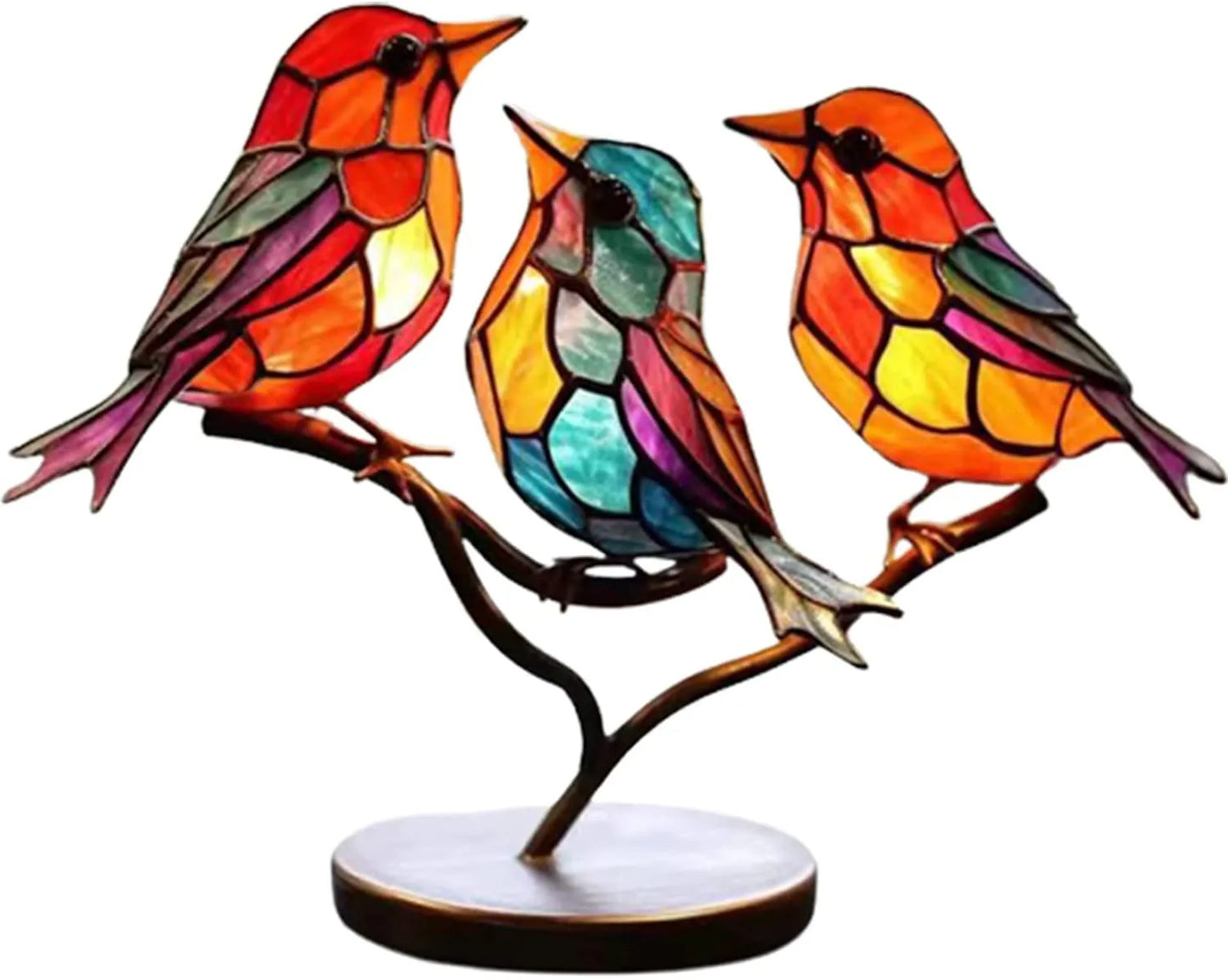Vibrant Bird Figurine Decorative Desk Ornaments