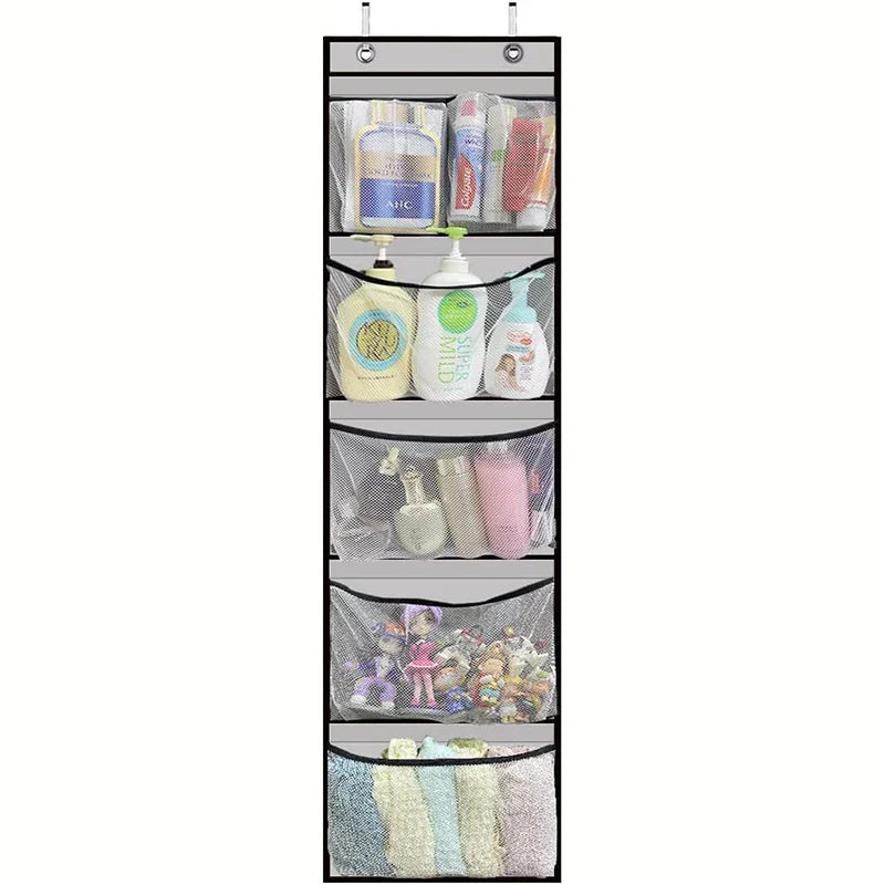 Over Door Storage Organizer with 5 Pocket Shelves - Befez