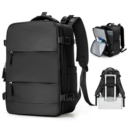 Waterproof Travel Backpack with Laptop Sleeve & Storage
