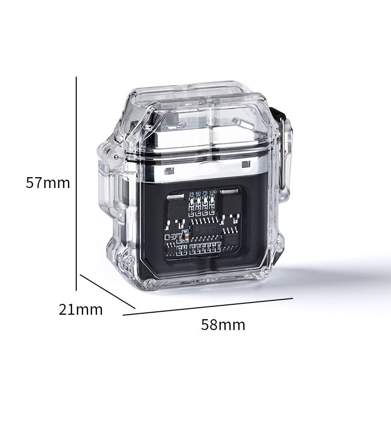 Windproof Double Flame Rainbow Lighter