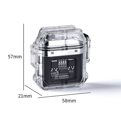 Windproof Double Flame Rainbow Lighter