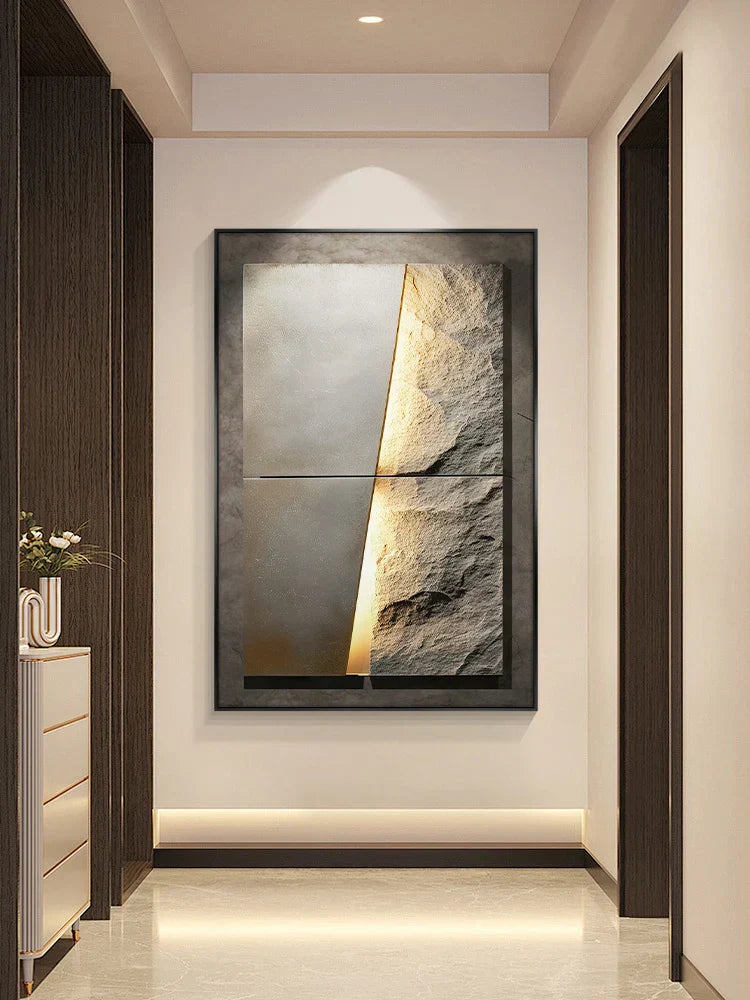 Stylish Stone Effect LED Ceramic Wall Light