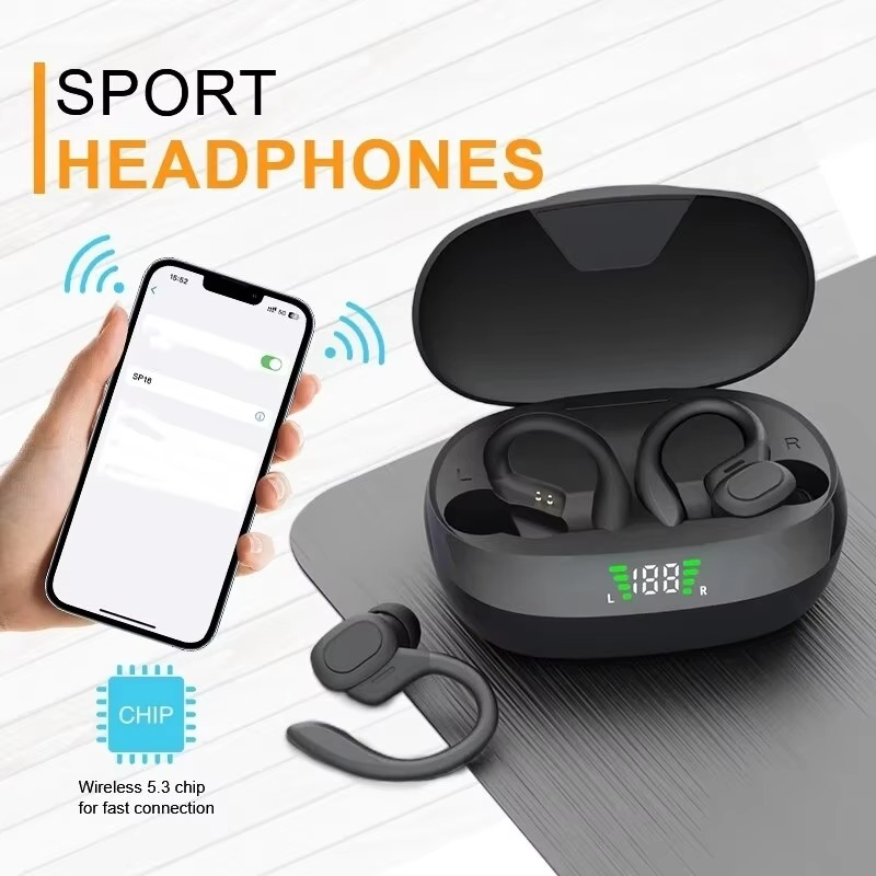 Wireless Sport Earbuds with Microphone and HiFi Sound