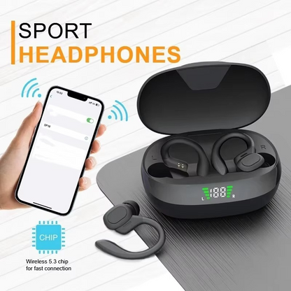 Wireless Sport Earbuds with Microphone and HiFi Sound