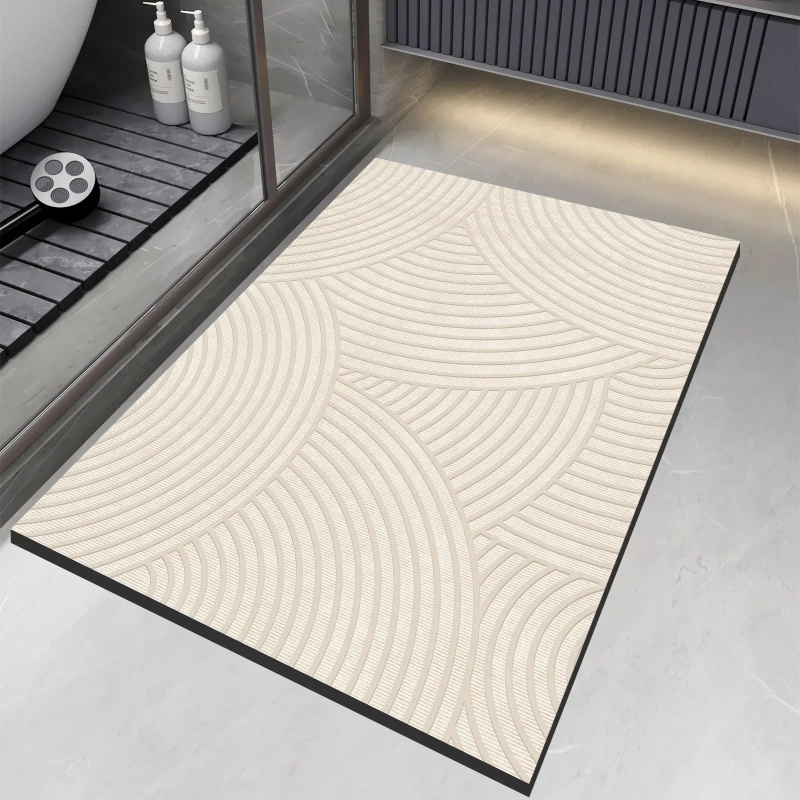 Soft Grip Bathroom Mat Fast Dry Shower Floor Rug - Befez