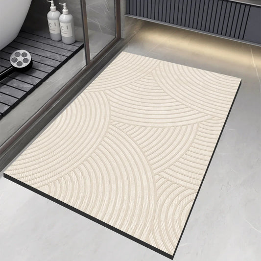 Soft Grip Bathroom Mat Fast Dry Shower Floor Rug - Befez