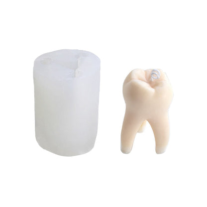 Creative Teeth Shaped Silicone Candle Mould - Befez