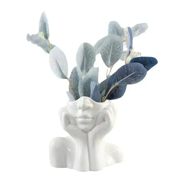 Modern Artistic Face Vase for Home Decor - Befez