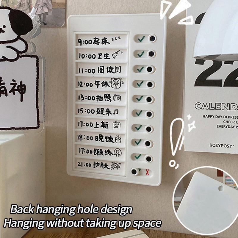 Daily Organizer Whiteboard Planner
