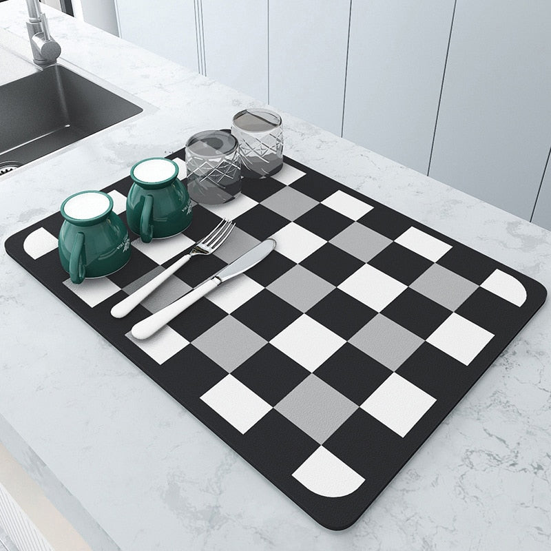 Grip Bath Mat - Non Slip, Quick Dry, and Modern Design