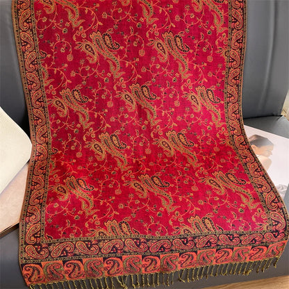Soft Cashmere Women's Scarf Luxury Warm Print