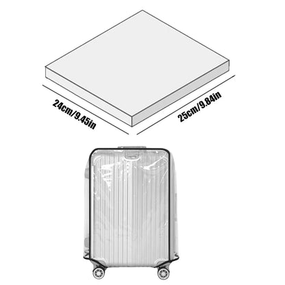 Clear Protective Travel Luggage Cover