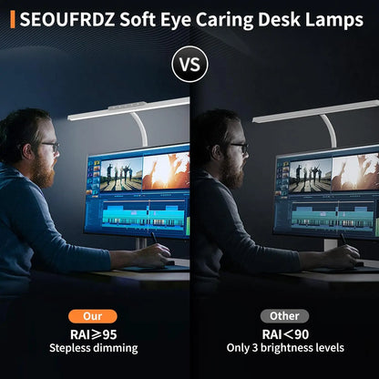 Bright LED Desk Light with Adjustable Arm
