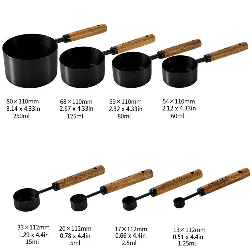 Accurate Kitchen Measuring Cups & Spoon Set