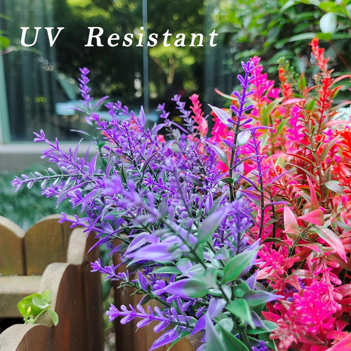 Beautiful 12pc Artificial Lavender Flower Set