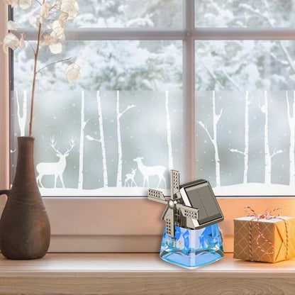 Green Car Air Freshener Solar Powered Odor Eliminator