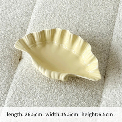 White Porcelain Seashell Dish