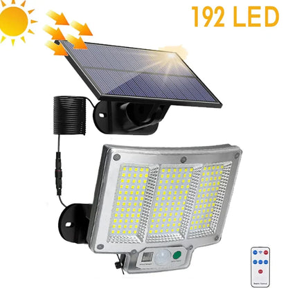 Outdoor Solar Motion Sensor Wall Lamp with LED Lights