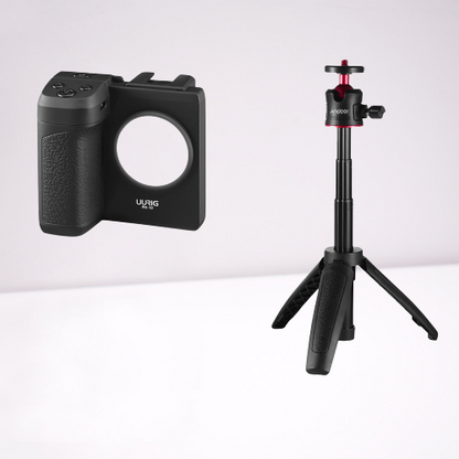 Compact LED Wireless Phone Grip Stabilizer