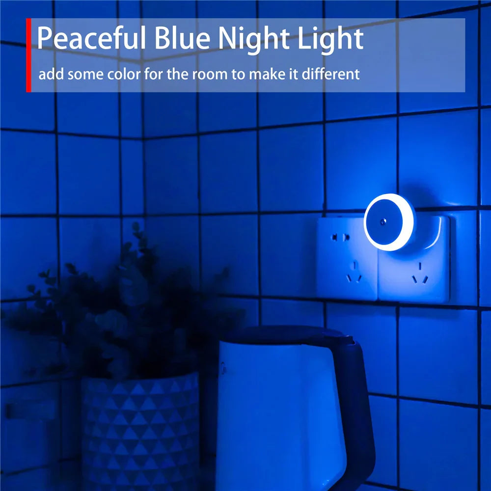 Smart LED Night Light with Auto Dimmer and Sensor