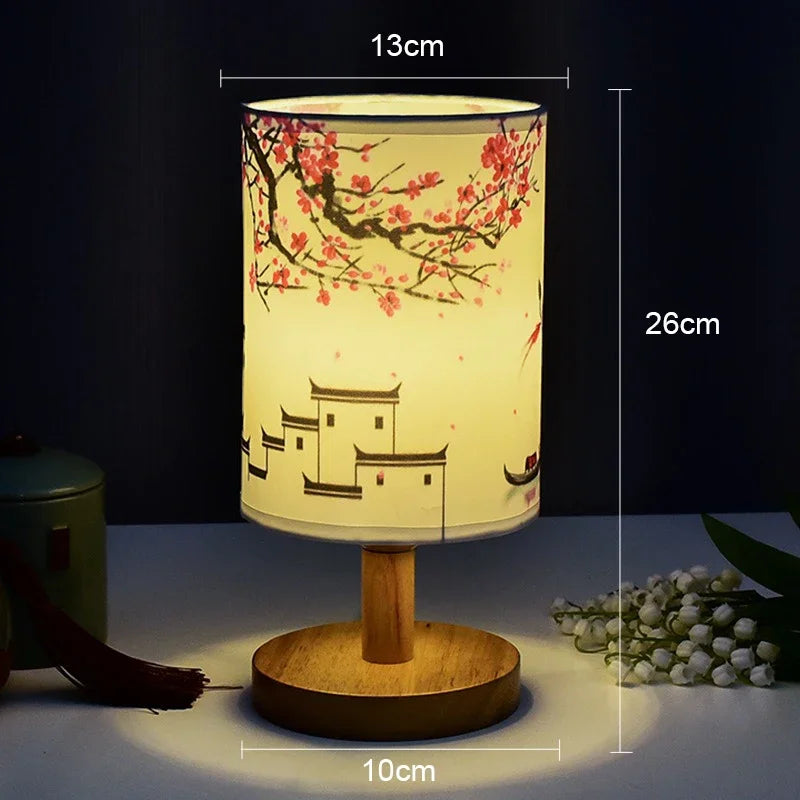 Traditional Chinese Dimmable Table Lamp