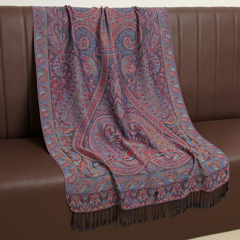 Soft Cashmere Women's Scarf Luxury Warm Print