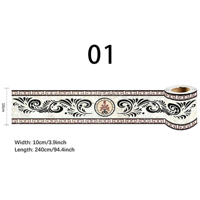 Easy Stick Waterproof Wall Border Tape - Befez
