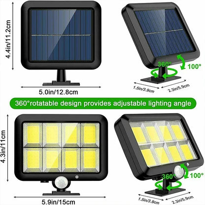Bright Solar Powered LED Outdoor Security Light