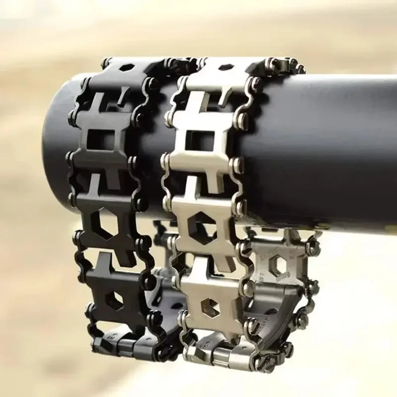 Tactical Steel Survival Wristband