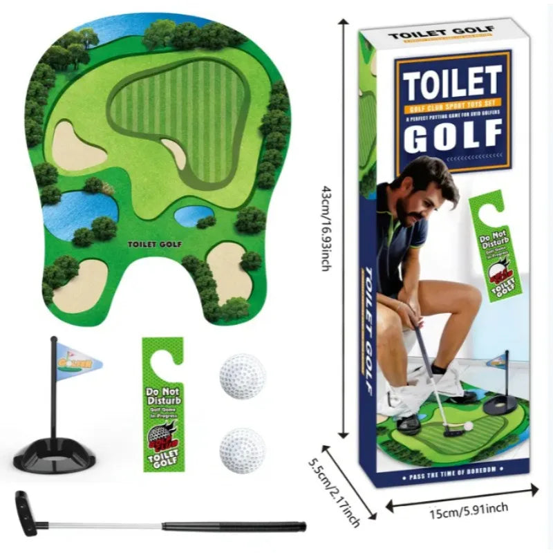 Fun Bathroom Golf Kit for Men