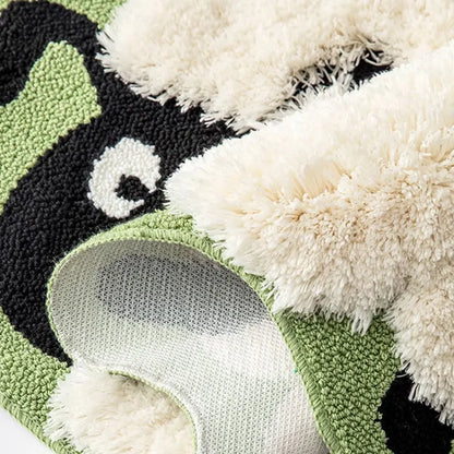Plush Sheep Design Soft Bedroom Mat