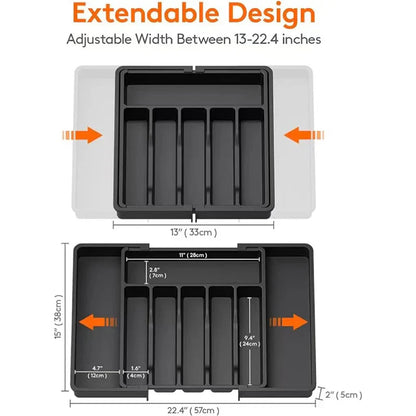 Space Saving Cutlery Tray Organizer