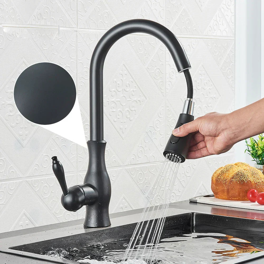 Premium Gold Finish Kitchen Sink Faucet - Befez