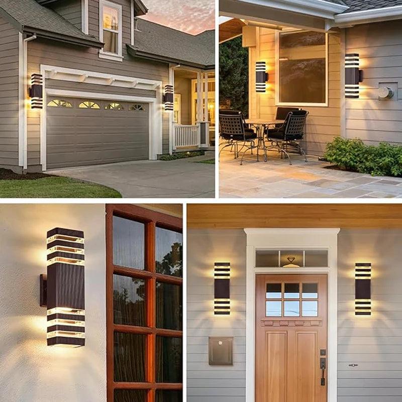 Outdoor LED Wall Lamp with Up Down Light Effect