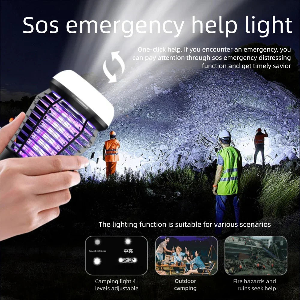 Portable LED Camping Light with Mosquito Killer