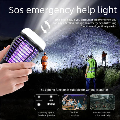 Portable LED Camping Light with Mosquito Killer