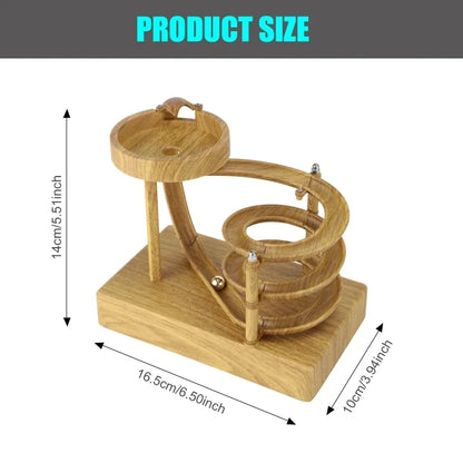 Unique Handcrafted Wooden Kinetic Desk Toy