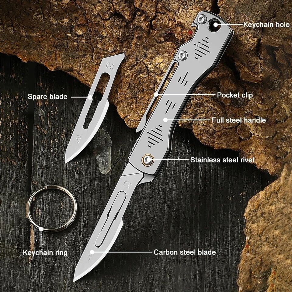 Durable Outdoor Folding Pocket Knife Set
