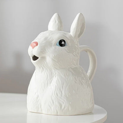 Adorable Rabbit Porcelain Vase