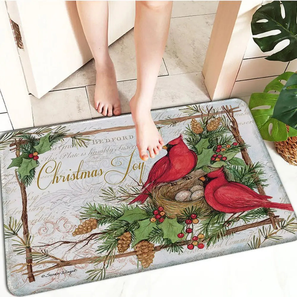 Holiday Cheer Christmas Door Mat - Befez