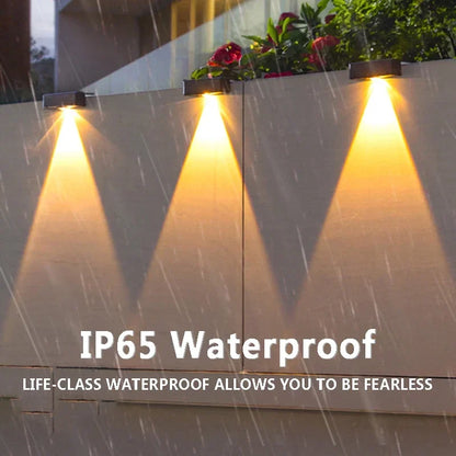 Wireless Outdoor Solar Powered Wall Lamp
