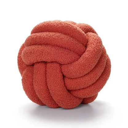Textured Rope Knot Decor Pillow